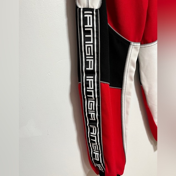 I.AM.GIA Women’s Colorblock Jogger Pants – Red/White/Black – Size M - Picture 7 of 12